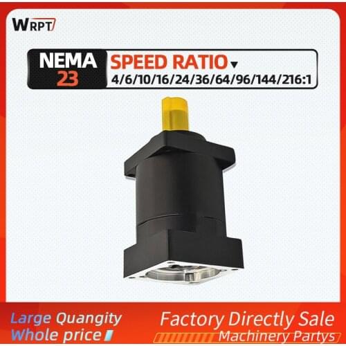NEMA23 Low Noise Ratio 4:1 6:1 10:1 Planetary Gear Reducer Gearbox High Precision Planetary Reducer for Stepper Motor 57 reducer