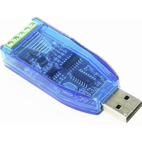 Industrial USB to RS485 Communication Module Bidirectional Half Duplex Serial Line Converter TVS Protection U485CH340G Converter