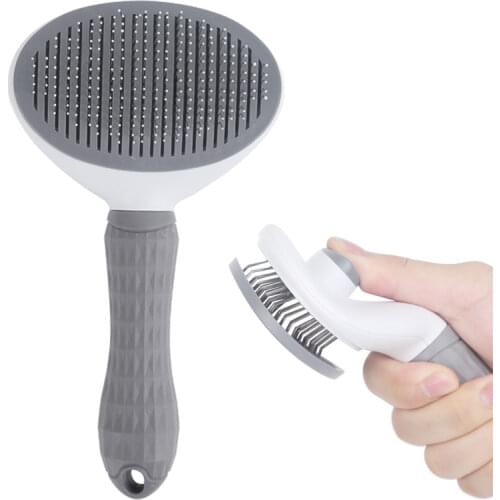 Pet Hair Remover Comb Stainless Steel Cats Combs Puppy Hair Removal Dog Shedding Comb Pet Grooming Tool Cleaning Supplies