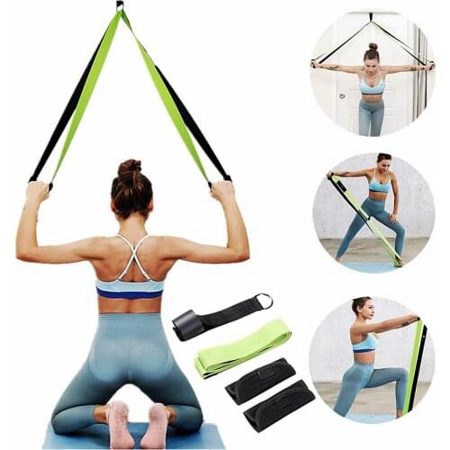 Fitness Yoga Resistance Bands Elastic Pull String Bands Stretching Strap Yoga Accessories for Home Gym Pilate Legs Training