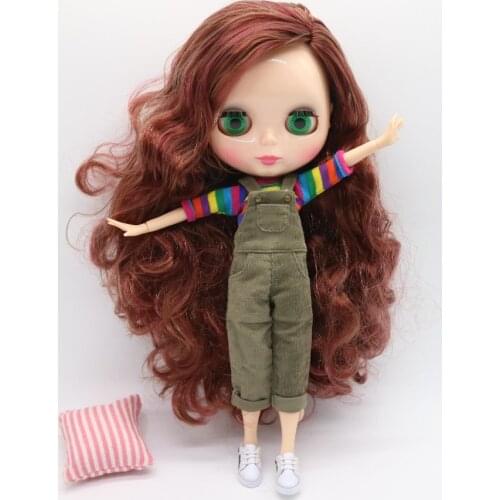 Joint body Nude Blyth Doll Mixed hair Suitable For DIY Change BJD Toy For Girls 20171218
