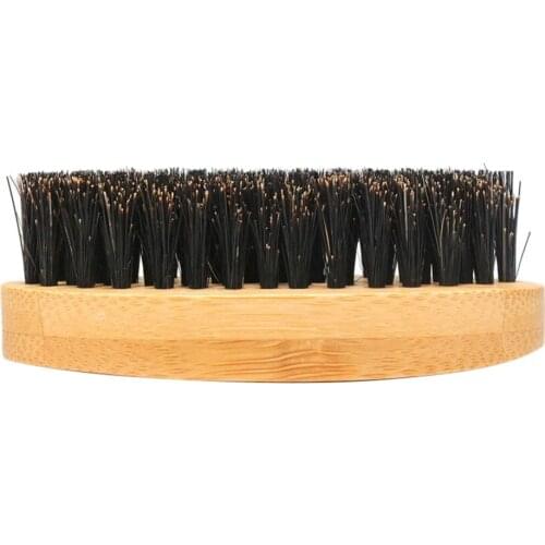 Beard Brush Bristles for Lover Beard And Mustache Facial Massage Styling Tools