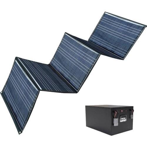 21W Foldable Waterproof Mono Half Cell 18v 100w portable solar panel