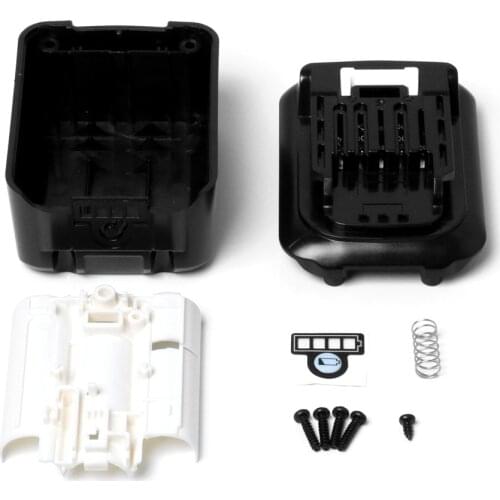 Replacement Battery Cover Lithium Battery Casing Kit with LED Power Indicator for Makita 10.8V 12V BL1015 BL1020 BL1041