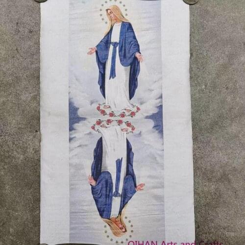 Thangka brocade silk embroidery picture of Buddha hang a picture murals