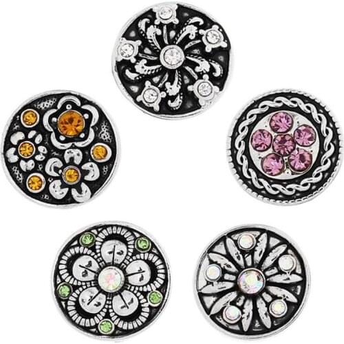 Unique Style Diamond Brooch Interchangeable Snap Buttons Centerpiece Rhinestone Eye Glass Holding Magnetic Brooch