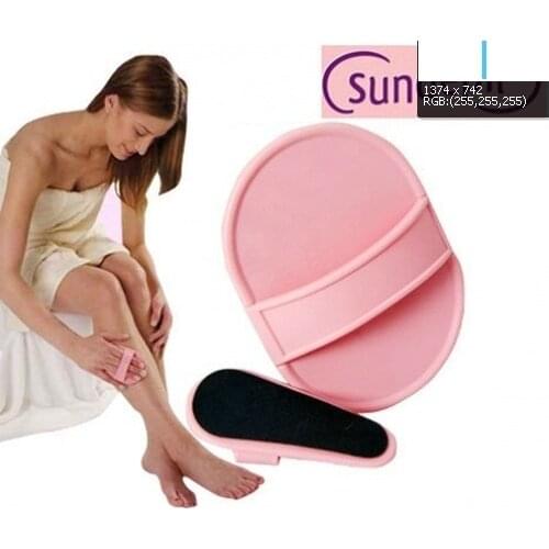 Box pack skin care tool hair removal for skin brightening exfoliator as smooth legs body scrub polishes callous remover