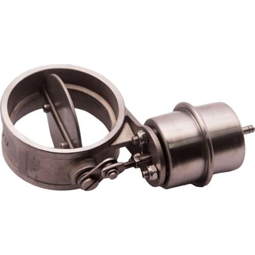 2.5" Boost Activated Exhaust Cutout, Dump, Stainless Steel , OPEN Style
