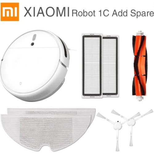 XIAOMI MIJIA Mi Sweeping Mopping Robot Vacuum Cleaner 1C for Home Auto Dust Sterilize 2500PA cyclone Suction Smart Planned WIFI