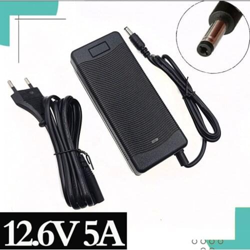 12.6V 5A battery charger fast charge 18650 lithium ion 3 series 12V lithium battery pack high quality charger EU/US/AU/UK Plug