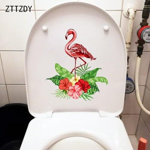 ZTTZDY 21.5CM×25CM Hand Drawn Colorful Patterns Home Wall Stickers Mural Fashion Toilet WC Decoration T2-0844