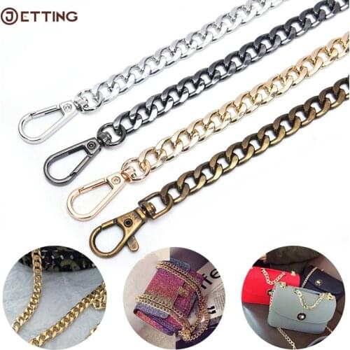 1pcs DIY Bag Strap Chain Wallet Handle Purse Metal Strap Chain Strap Replaced Bag Strap Bag Spare Parts 120cm