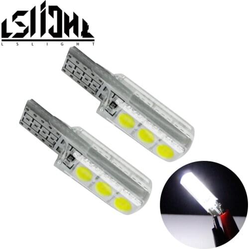 LSlight 2pcs High Quality T10 W5W T10 194 168 6SMD Led Parking Bulb Auto Clearance Lamp Interior Reading Dome Turn Signal Lights