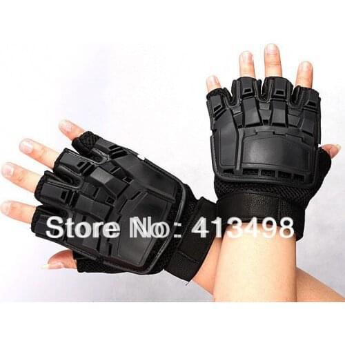 5PCS/ 1LOT Airsoft Combat FULL Finger Gloves military Gloves for Survival Game Bicycle Cycling moto racing glove free shipping