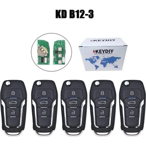 5 pcs /lot New version KEYDIY KD900/KD-X2 B Series Remote Control KD B12-4 B12-3 for F ord Car KEYDIY KD remote Key B12-4