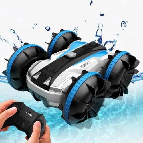 Water & Land 2 IN 1 Remote Control Car 360 Rotate RC Cars Amphibious RC Drift Car Waterproof Stunt Car RC Toys Gift Kids