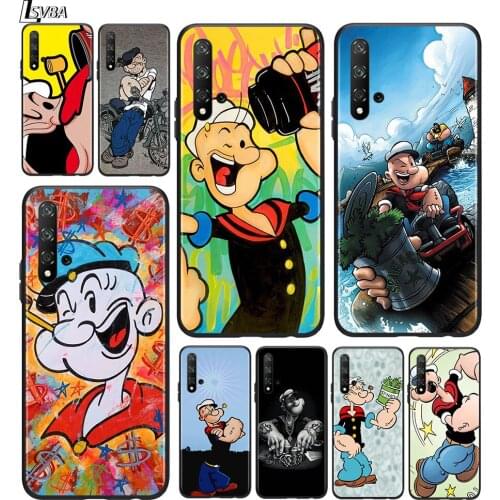 Spinach Sailor for Huawei Honor 30i 30S 20E 20i 20S View 20 V20 10X 10i 10 Lite Pro Plus 5G Phone Case