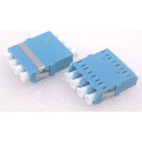 GONGFENG 100pcs New Hot Selling Telecom LC/UPC Optical Fiber Connector four Flange Adapter Coupler Special Wholesale to Brazil