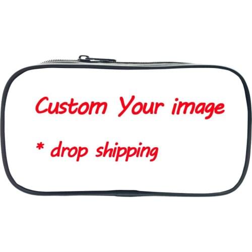 Custom Your Image Customized Pattern Kids Pencilbag Students Cute Stationery Bag Top Quality Pencil Holder Drop Shipping