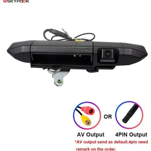 Dynamic Tracks Car Trunk Handle Rear View Reverse Camera For TOYOTA TUNDAR 2007-2013 Pickup Truck Waterproof Camera