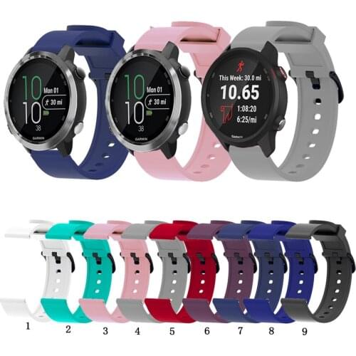 Fashion Silicone Watch Band For Garmin Forerunner 645 645M 245 245M for Venu Sq Replacement Sports Bracelet 20mm Wrist strap