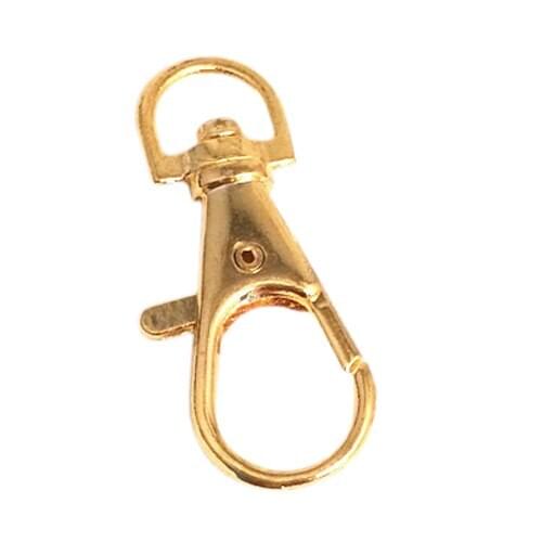 Wholesale 10* Gold Tone Metal Handbag Strap Ornament Swivel Snap Hook 5 Pcs
