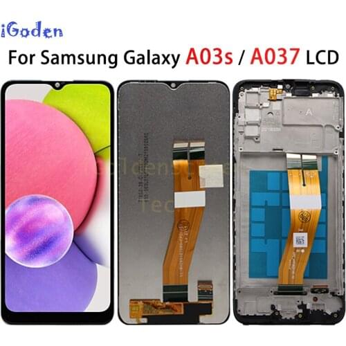 Original For Samsung Galaxy A03s LCD A037F,A037M,A037FD,A03 S display Touch Screen Digitizer For Samsung A03s Display