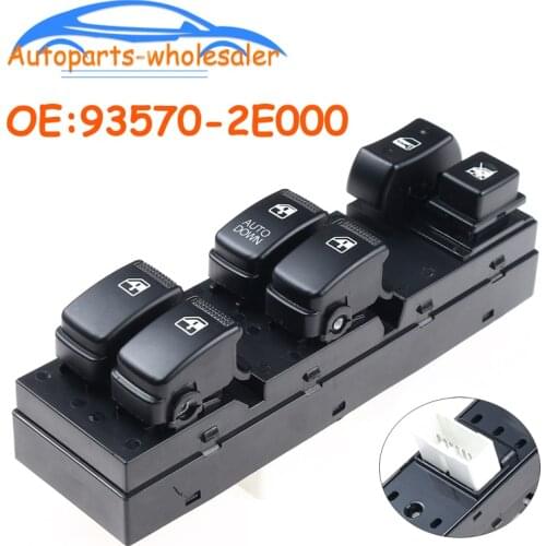 Car For 2004-10 Hyundai Tucson New Car Front Left Driver Side Power Window Control Switch 93570-2E000 935702E000 93570 2E000