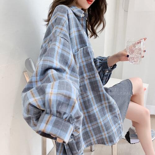 QWEEK Blue Blouses