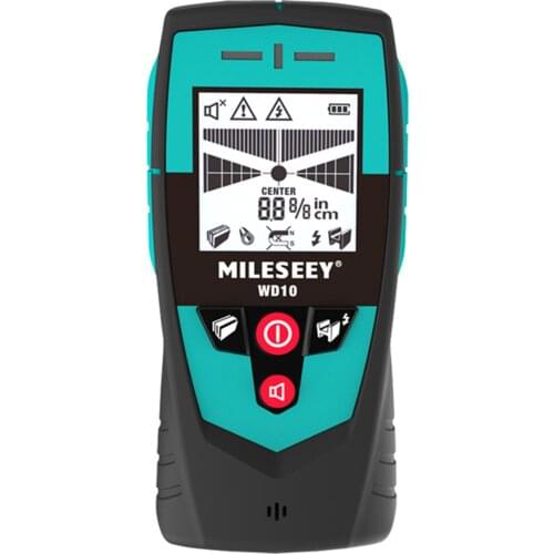 Mileseey 2.2 inch Stud Finder Wall Scanner Wire Detector Handheld Metal Detector Sensor with Large Accurate Sensor AC Detection