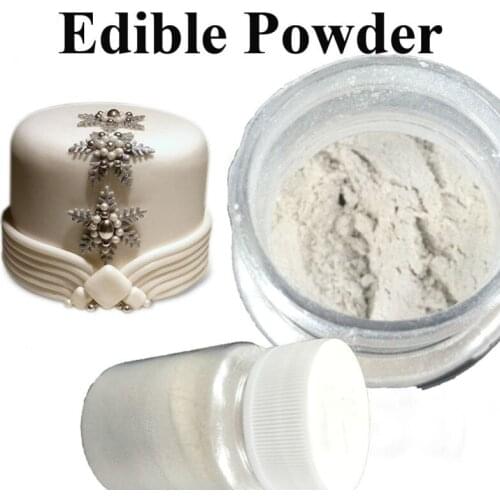 15g Edible powder Food Silver Powder for decorate Chocolate and cake , Arts food decoration ,fondant pigment