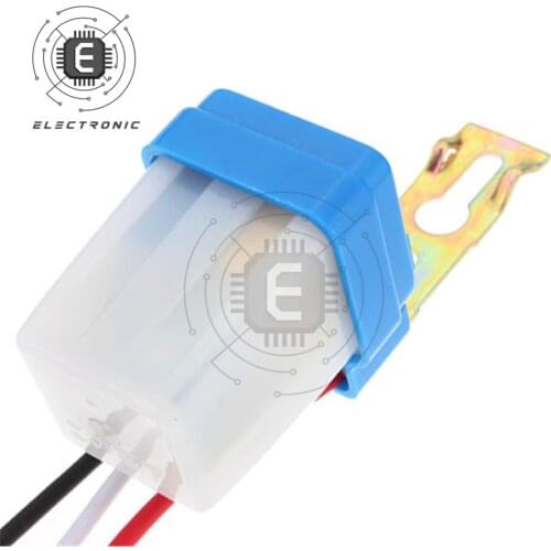 Automatic On Off Photocell Street Lamp Light Switch Controller 12V/24V/220V 50-60Hz 10A Photo Control Photoswitch Sensor Switch