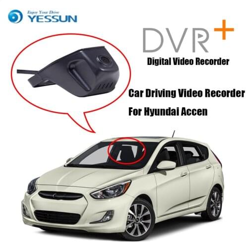 YESSUN HD 1080P Car DVR Digital Driving Video Recorder For Hyundai Accen - Front Dash Camera Front CAM