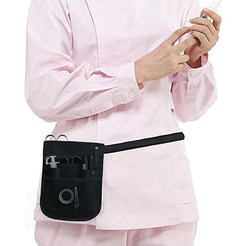 Men Women Nurse Fanny Pack Purse Nursing Belt Organizer Waist Bag Nurse Scissors Care Kit Tool Case Storage Shoulder Chest Bag