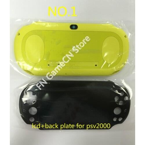 Lcd with touch screen assembled and Wifi Version back faceplate Touch Panel back cover for psvita 2000 slim psv 2000 psvita2000