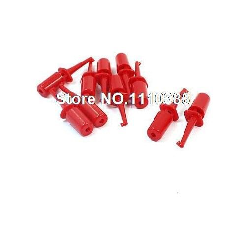 10 Pcs Electronic Lead Wire Connector Insulation Testing Hook Grabber