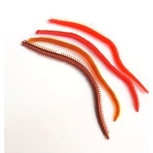 10 Pcs Soft Bait Sea Fresh Water Bionic Earthworm Lightweight Portable Clamworm Nereis Fishing Lure Artificial Fake Bait #272706