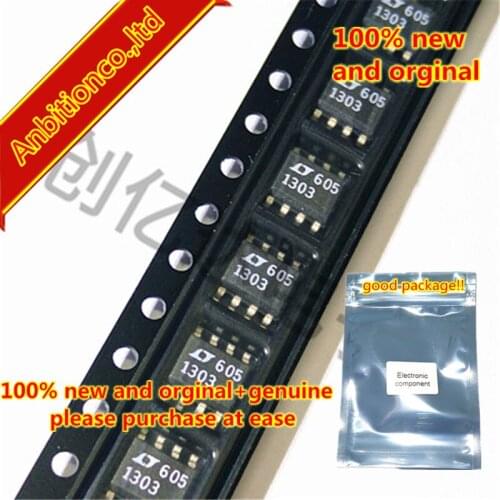 2-5pcs 100% new and orginal LT1303CS8 silk-screen 1303 SOP-8 Micropower High Efficiency DC/DC Converters with Low-Batt in stock