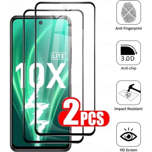 2Pcs glass for honor 10x lite protective film for honor 10 lite 20 pro hvawei honor10i safety tempered screen protector glass