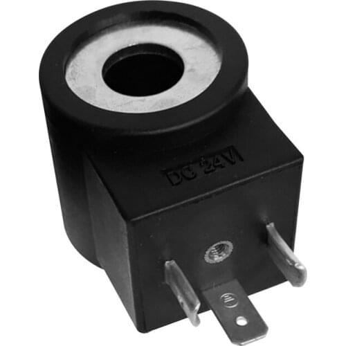 24V 6306024 Solenoid Valve Coil 3 Prong DIN Connector 1/2” For HydraForce Valve Stem Series 08 80 88 98