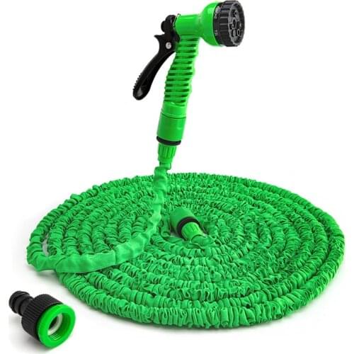 Automobile high pressure washing household suit telescopic water pipe watering spray gun hose cleaning explosion proof