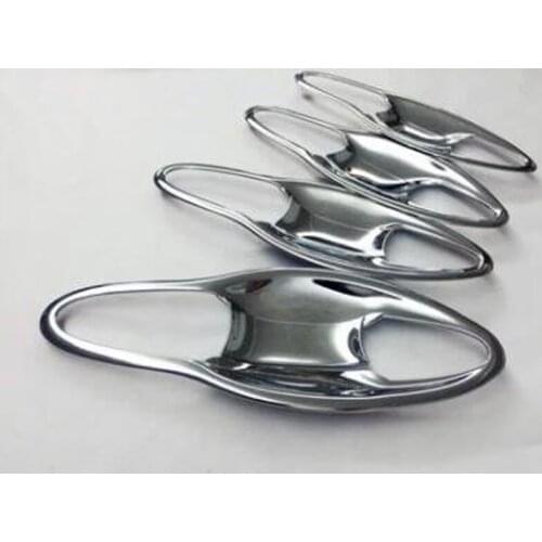 Free Shipping Brand New For Honda City 2015 8PCS High Quality ABS Chrome Car Door Handle Bowl Cover Trim Car Styling Accessories