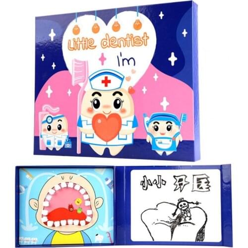 Children Simulation Dentist Check Pretend Play Medical Kit Model Educational Toy Dentist Check Pretend Play Medical Kit Model Ed