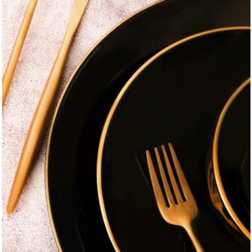 Ceramic Ege Luxury 2021 Dinner Set 30 Pieces Round for 6 People Earthenware