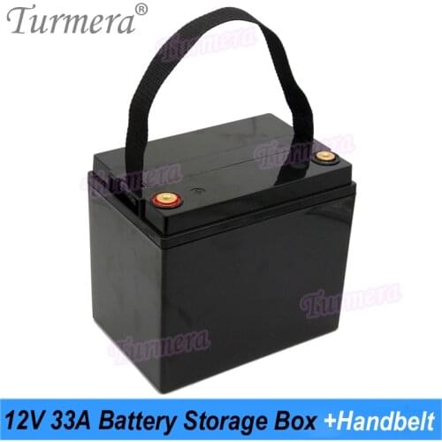 Turmera 12V 30Ah 33Ah Battery Storage Box for 3.2V 32700 Lifepo4 Battery Solar Power System o 12V Uninterrupted Power Supply Use