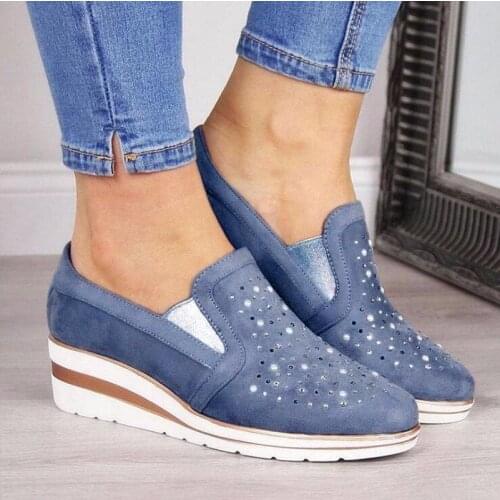 Spring Autumn Women Flat Bling Sneakers Female Casual Vulcanized Shoes Ladies Lace Up Platform Comfort Crystal Fashion Shoes