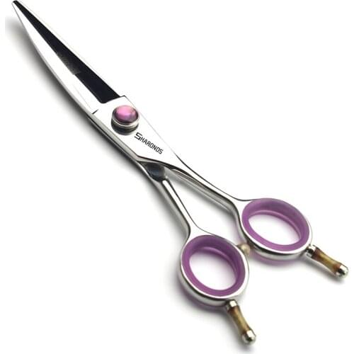 Pet Scissors Stainless Steel 440C Hairdressing Scissors 6 Inch Flat Shear Thinning Teeth Scissors Fat Fat Scissors Haircut Kit