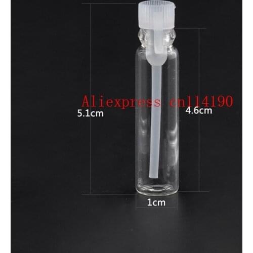 Wholesale Mini Glass Perfume Small Sample Vials Perfume Bottle 2ml Empty Laboratory Liquid Fragrance Test Tube Trial Bottle