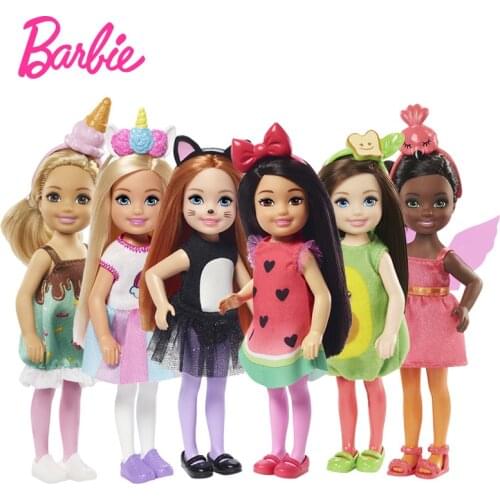 Orignal Barbie Dolls Club Chelsea Little Kelly for girls Princess Toy Childrens Day Birthday Gift Barbie dolls for girls toys