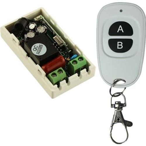AC 220V 1CH RF Transmitter Receiver Wireless Remote Control Switch System Wireless Light Switch 315mhz/433.92mhz